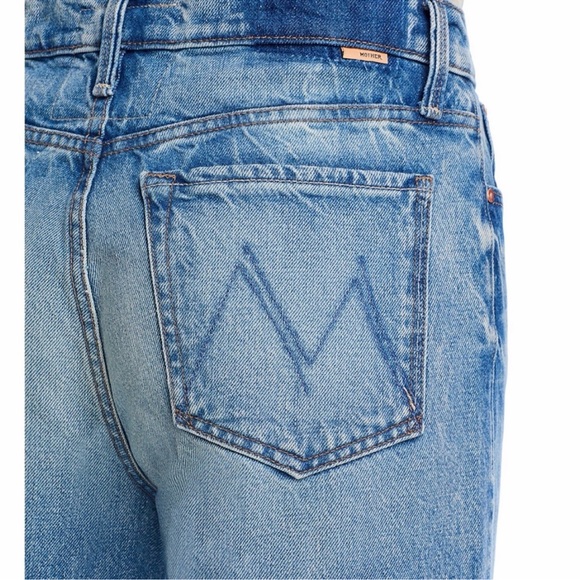 Mother The Dodger High Rise Sneakers Jeans in Wash NWT - Picture 3 of 15